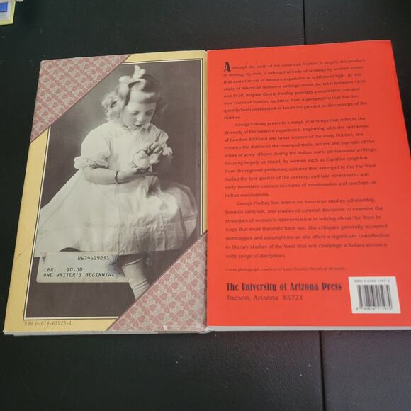 Two Books Frontiers of Womens Writing and One Writers Beginnings See Below - Picture 10 of 10